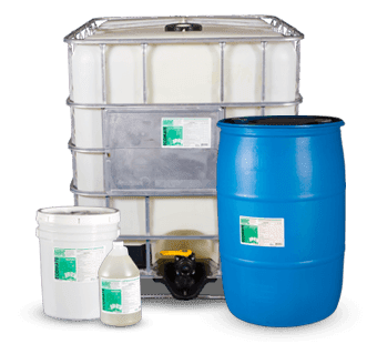Industrial containers and barrels against black background.