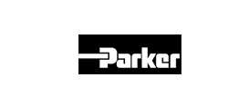 Parker logo on black background.